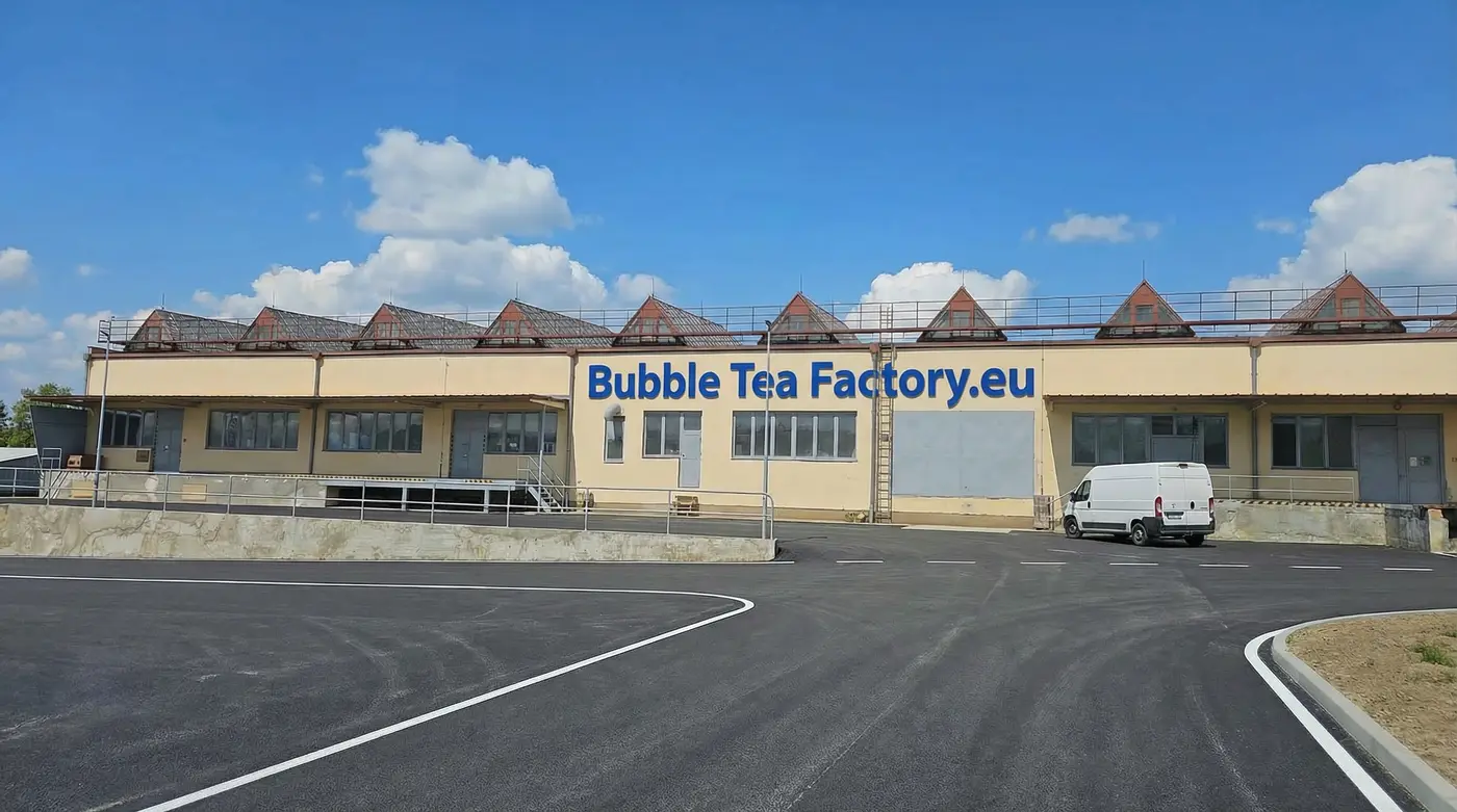 BubbleTeaFactory warehouse exterior